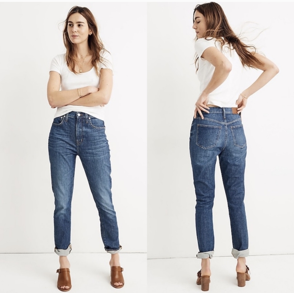 Madewell High Rise Slim Boyjean